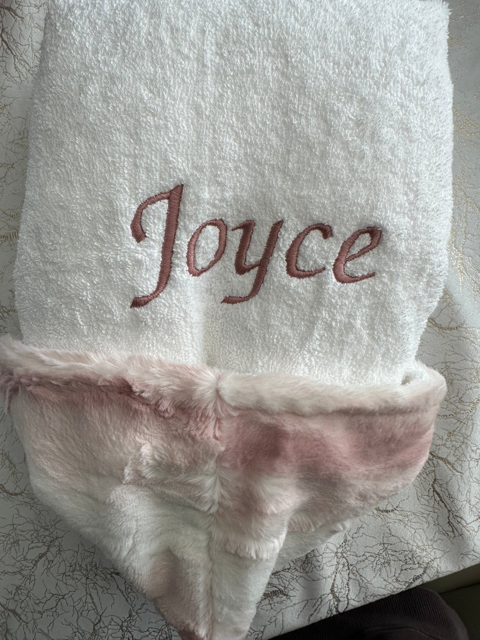 Winx + Blinx Ombré Blush Fuzzy Hooded Baby Towel - Towel