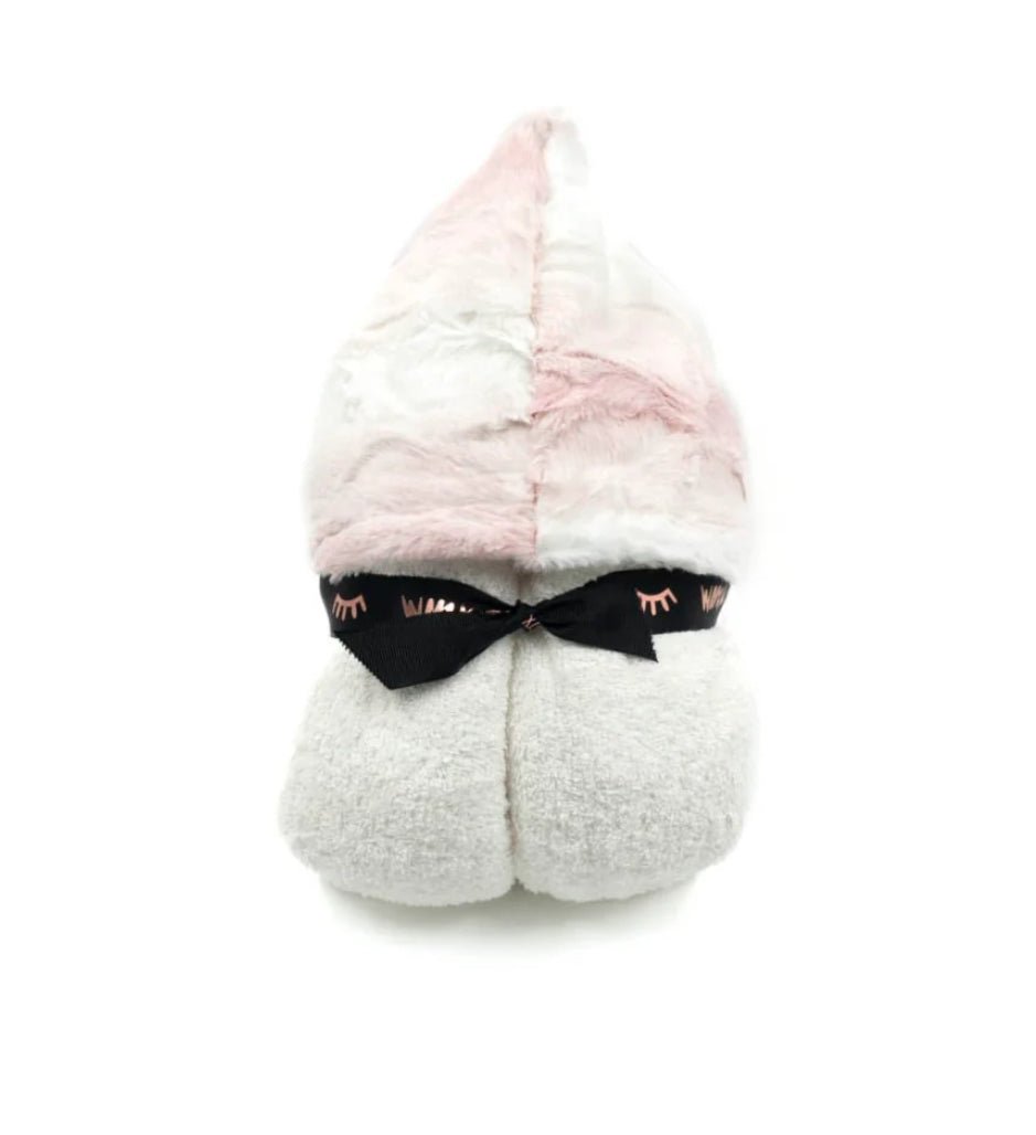 Winx + Blinx Ombré Blush Fuzzy Hooded Baby Towel - Blissful Bundlz