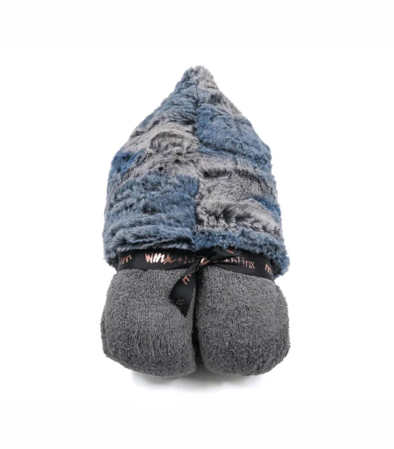 Winx + Blinx Ombré Navy/Grey Hooded Towel - Blissful Bundlz