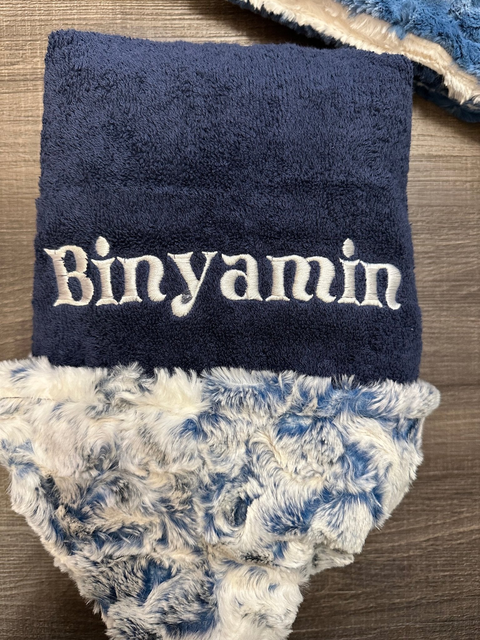 Winx + Blinx Owl Navy/Navy Fuzzy Hooded Baby Towel - Towel