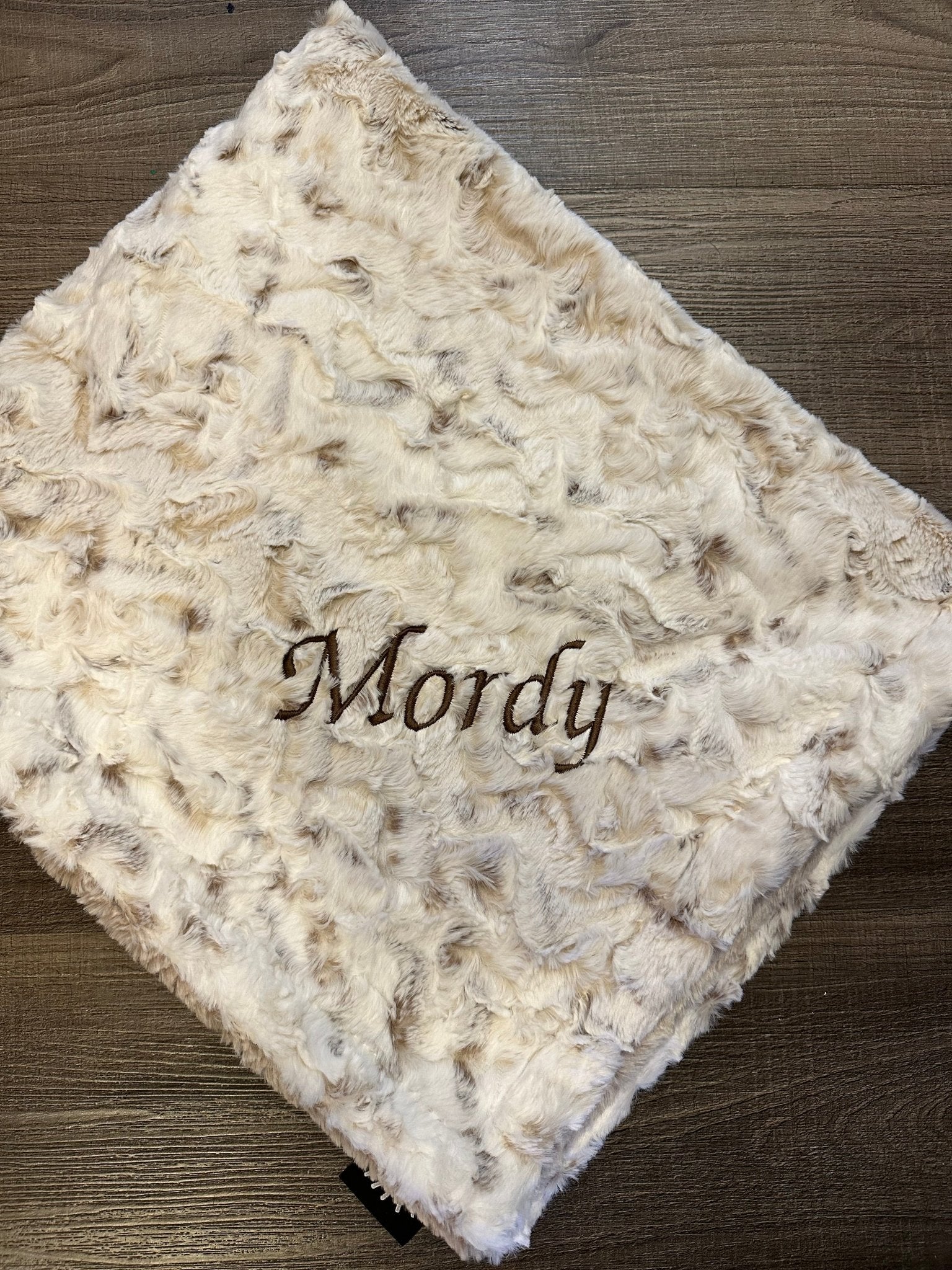 Winx + Blinx Owl Taupe Minky Baby Blanket - Minky Blanket