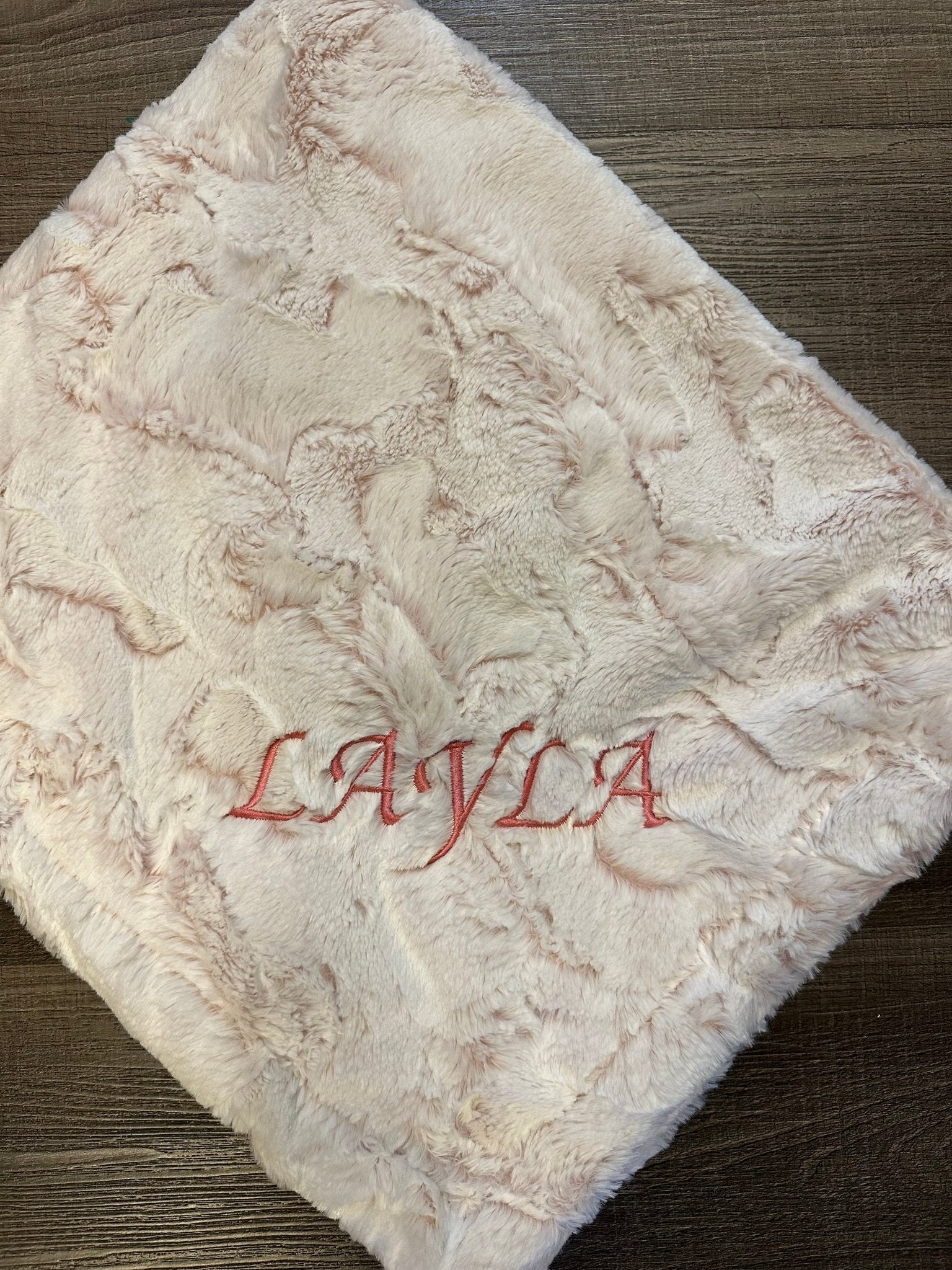 Winx + Blinx Plush Frosted Rosewater Minky Baby Blanket - Minky Blanket