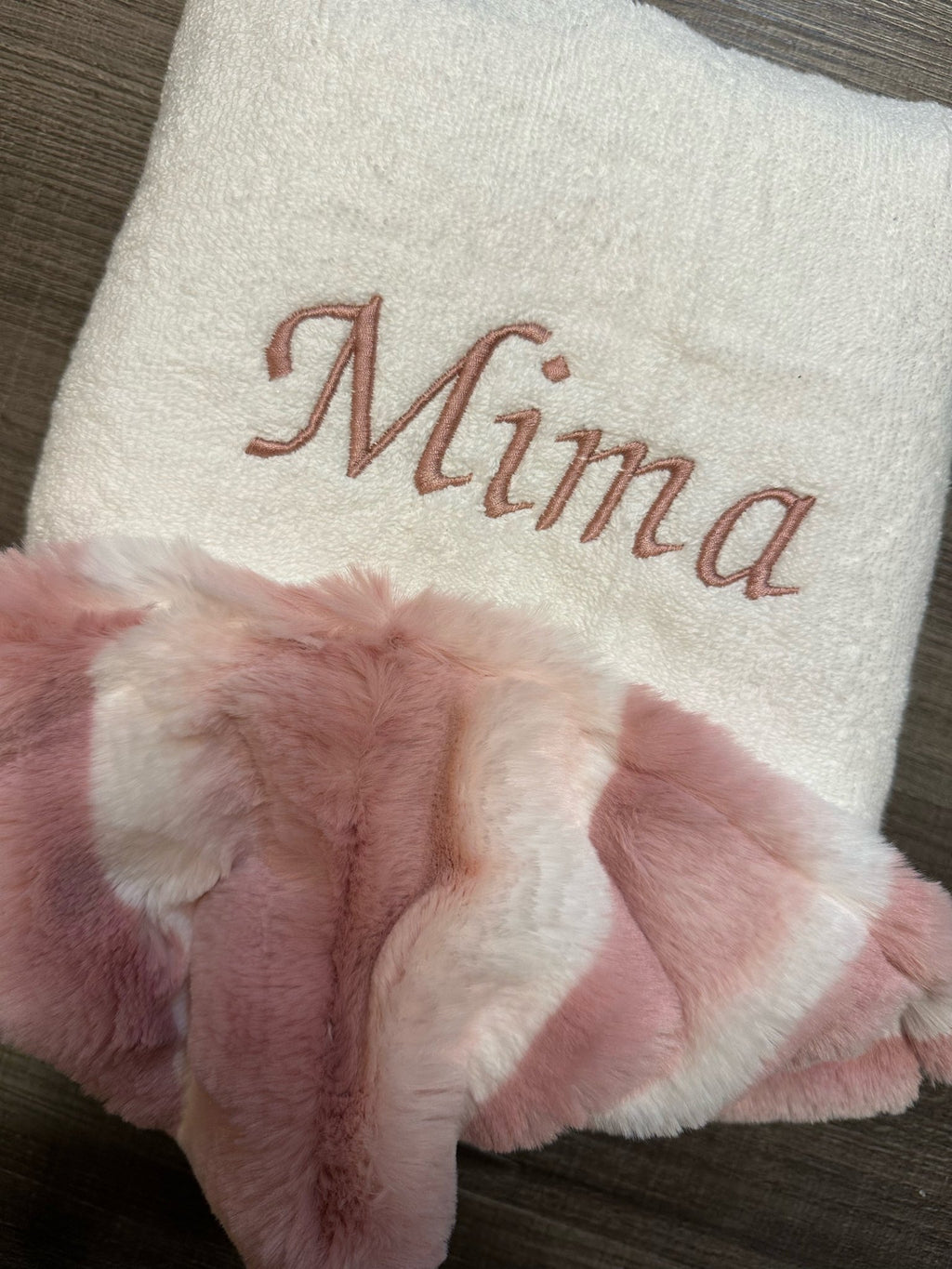 Winx + Blinx Plush Waves Woodrose Fuzzy Hooded Towel - Towel