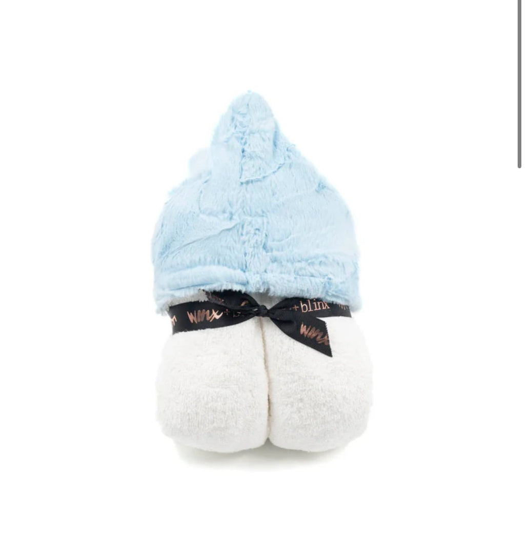 Winx + Blinx Sky Fuzzy Hooded Baby Towel - Blissful Bundlz