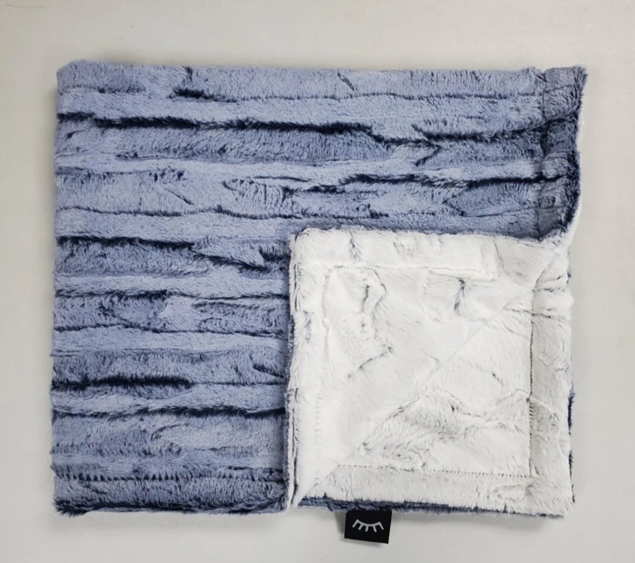Winx + Blinx Snowflake Denim Minky Baby Blanket - Blissful Bundlz