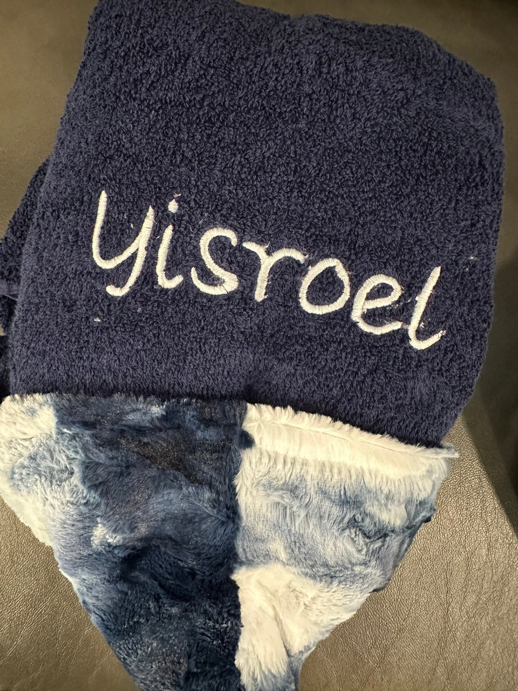 Winx + Blinx Sorbet Navy Hooded Baby Towel – Luxury Bath Towel Gift | Blissful Bundlz - Towel