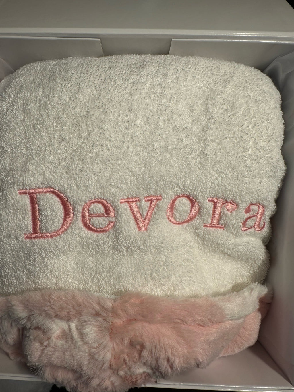 Winx + Blinx Summit Mauve Fuzzy Hooded Baby Towel - Towel