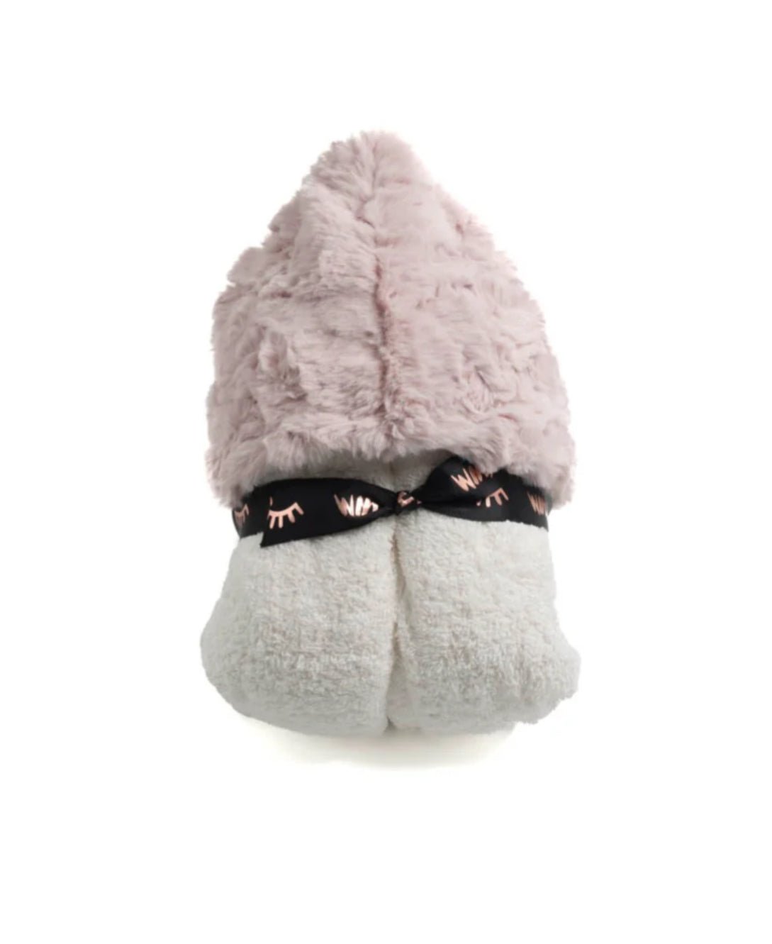 Winx + Blinx Tuscany Mauve Fuzzy Hooded Towel - Blissful Bundlz