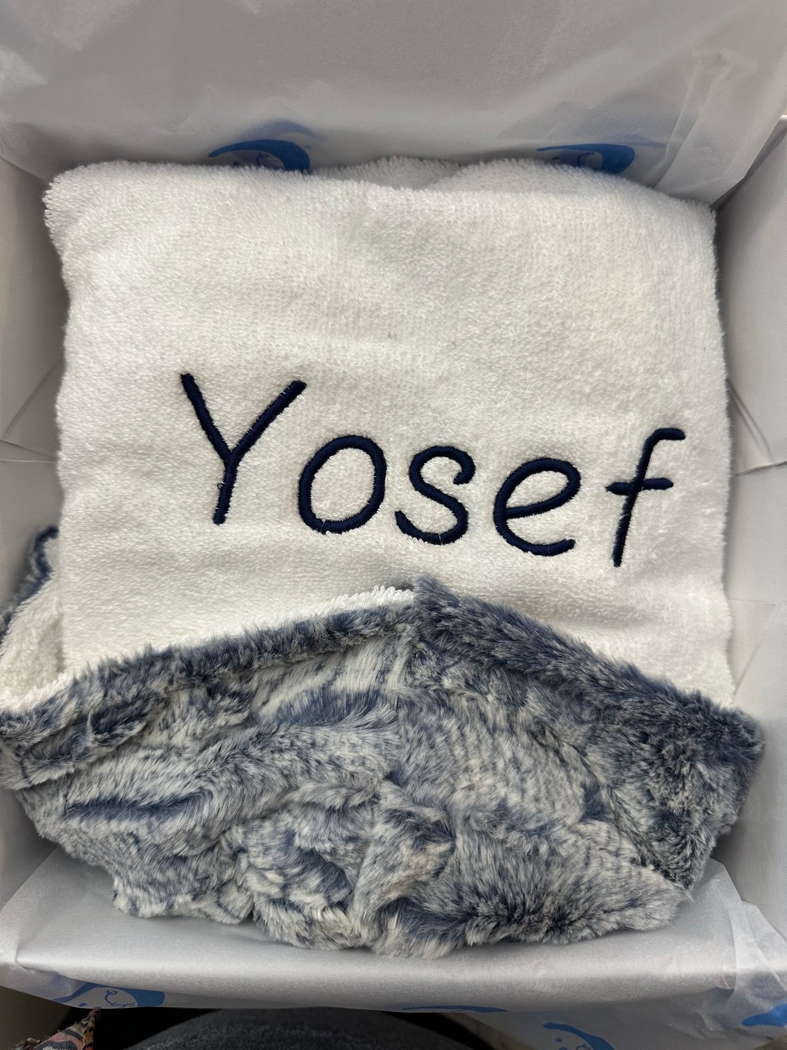 Winx + Blinx Wave Boa Navy Hooded Towel - Blissful Bundlz