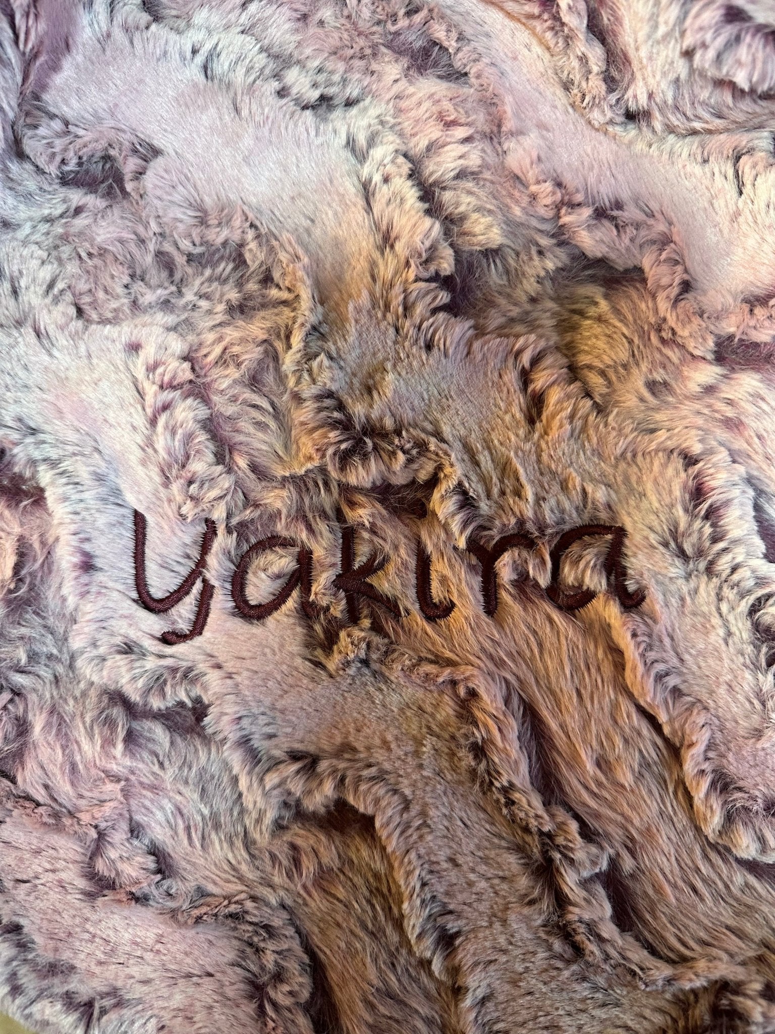 Winx + Blinx Wild Rabbit Mauve Minky Baby Blanket - Blissful Bundlz