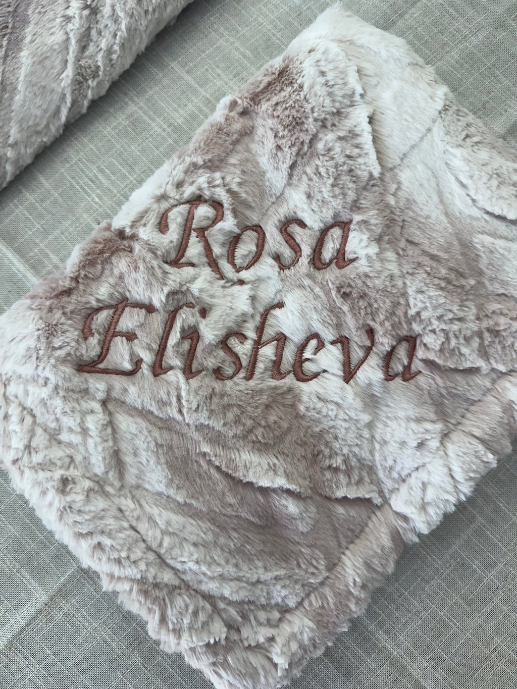 Winx + Blinx Wolverine Rosewater Minky Baby Blanket - Minky Blanket