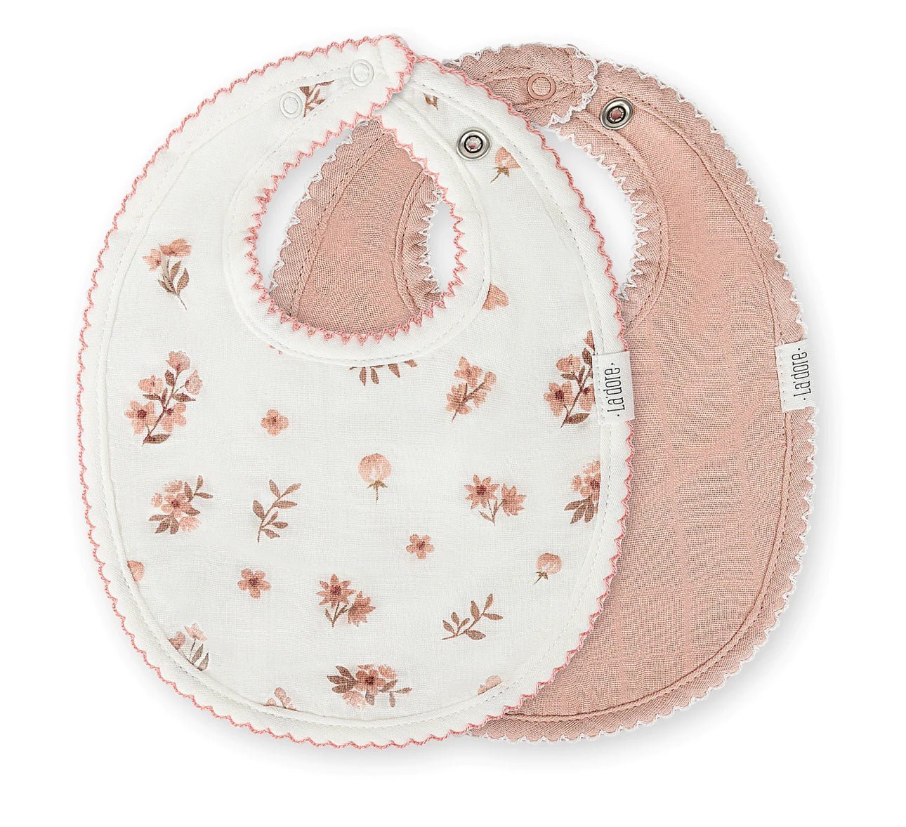 Adora Floral Muslin Bib - Girl - Blissful Bundlz