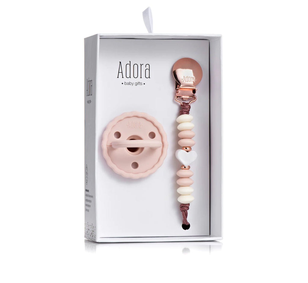 Adora Pacifier & Clip Gift Set - Blissful Bundlz