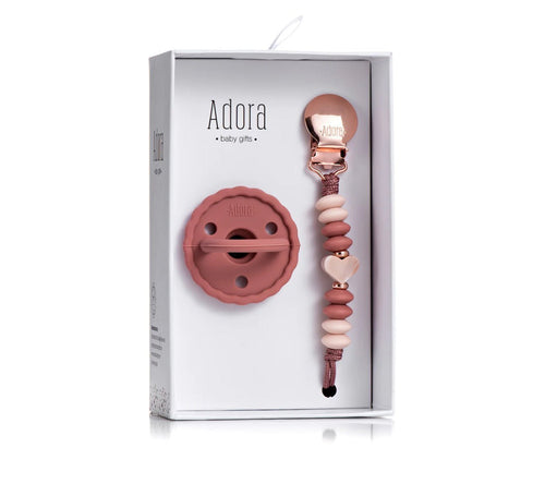 Adora Pacifier & Clip Gift Set - Blissful Bundlz