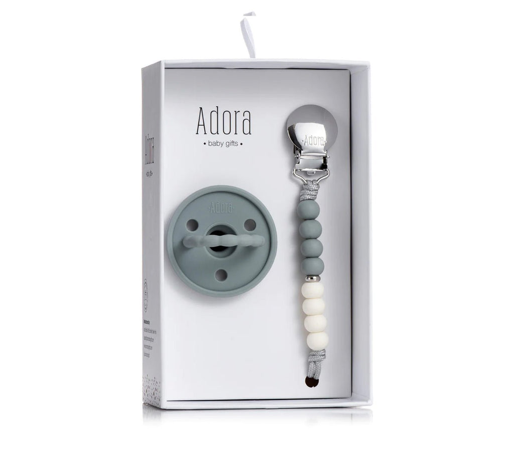 Adora Pacifier & Clip Gift Set - Blissful Bundlz