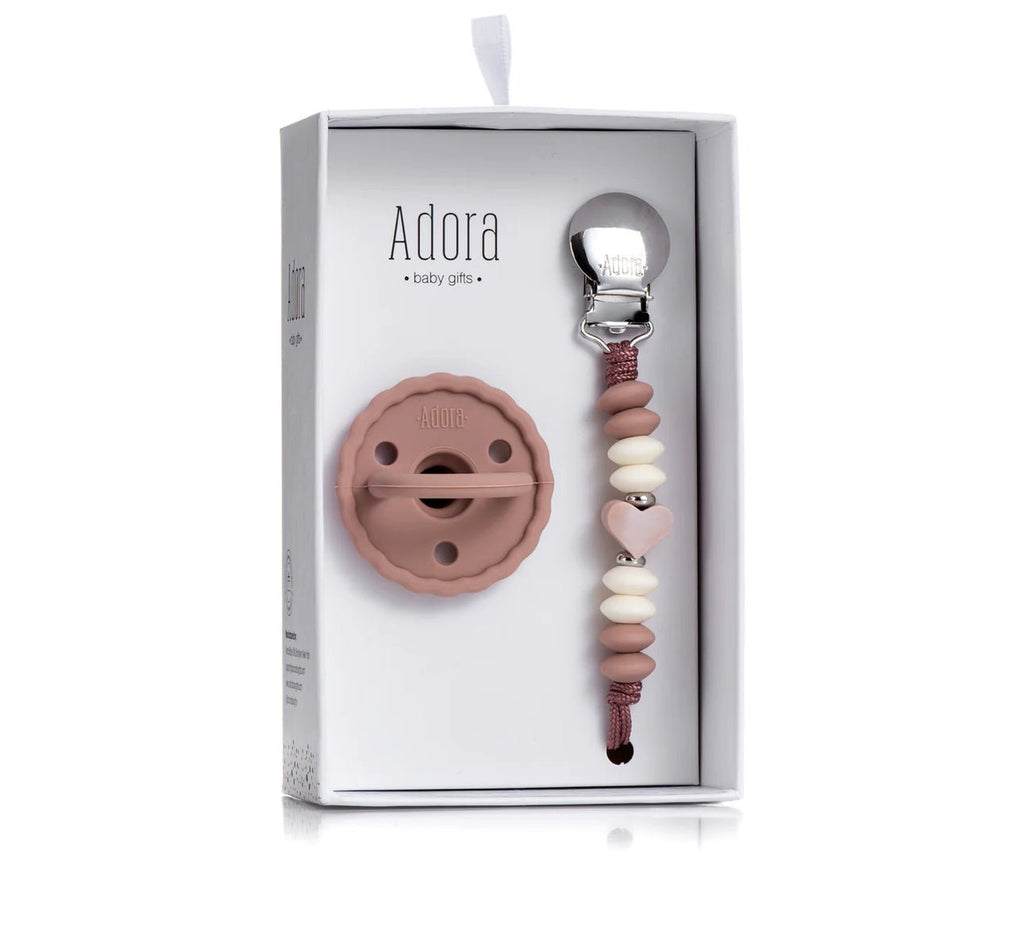 Adora Pacifier & Clip Gift Set - Blissful Bundlz