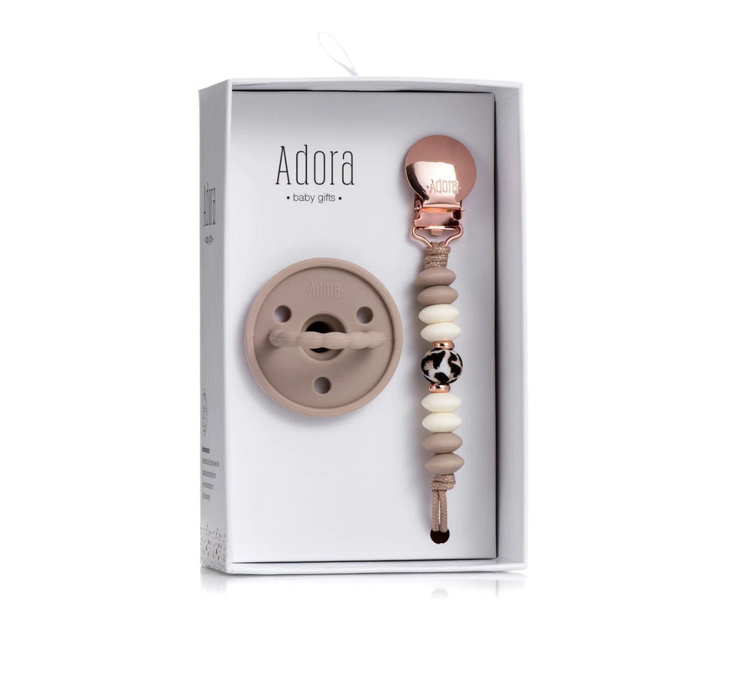 Adora Pacifier & Clip Gift Set - Blissful Bundlz