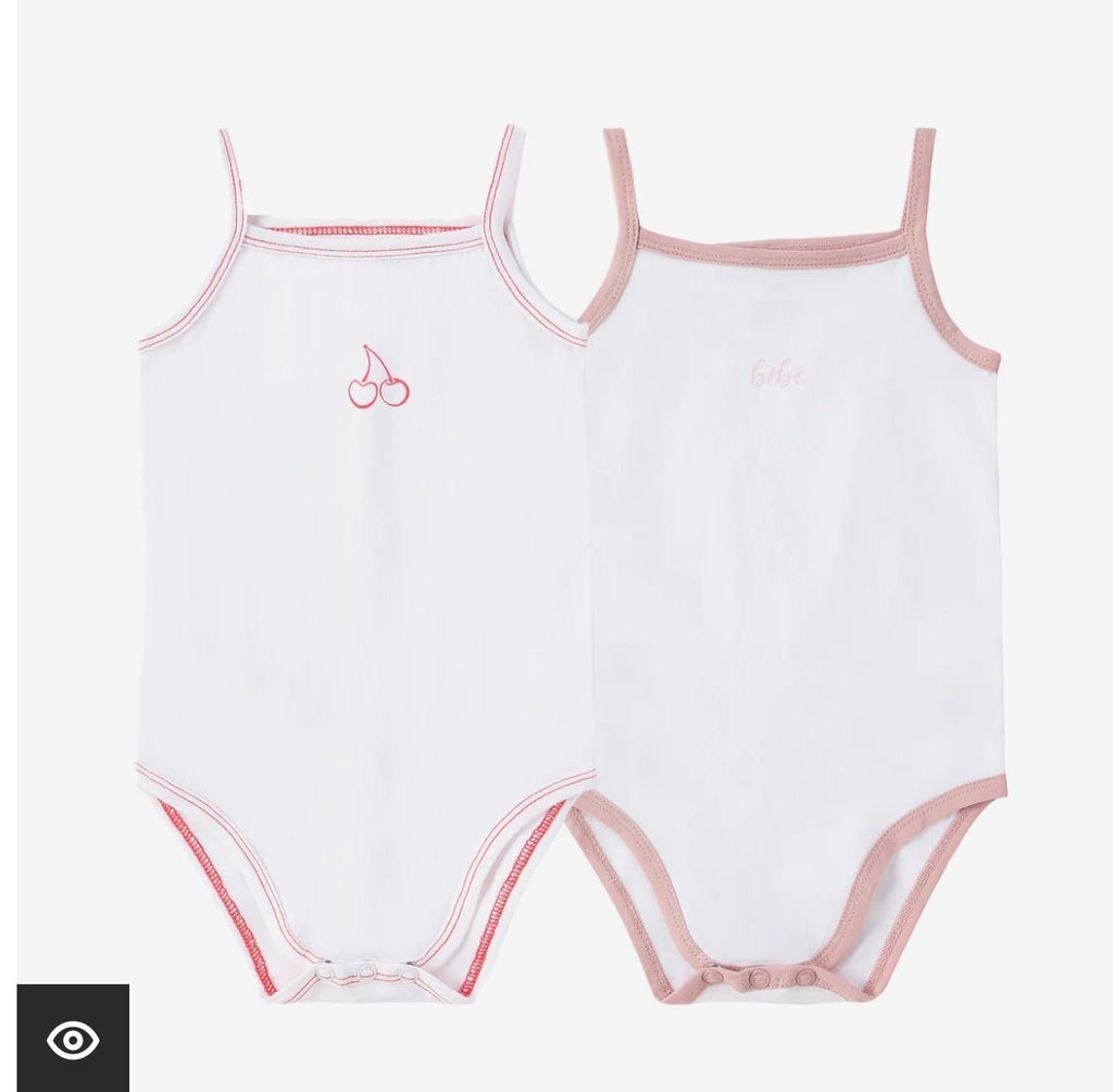 Petit Clair Baby Girl 2-Pack Undershirts - Blissful Bundlz