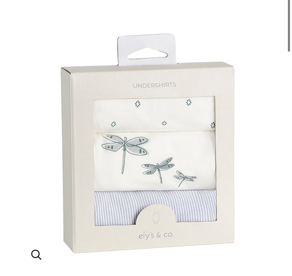 Elys & Co. 3-Pack Jersey Cotton Undershirts - Blissful Bundlz