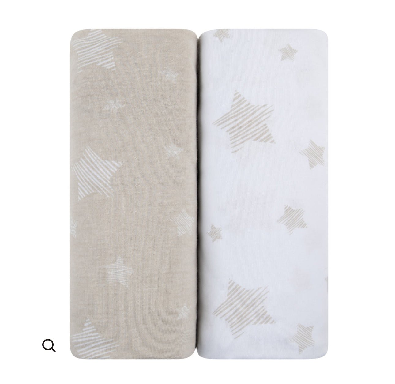 Elys & Co. Drawn Star Print Pack N Play Sheet Set - Blissful Bundlz