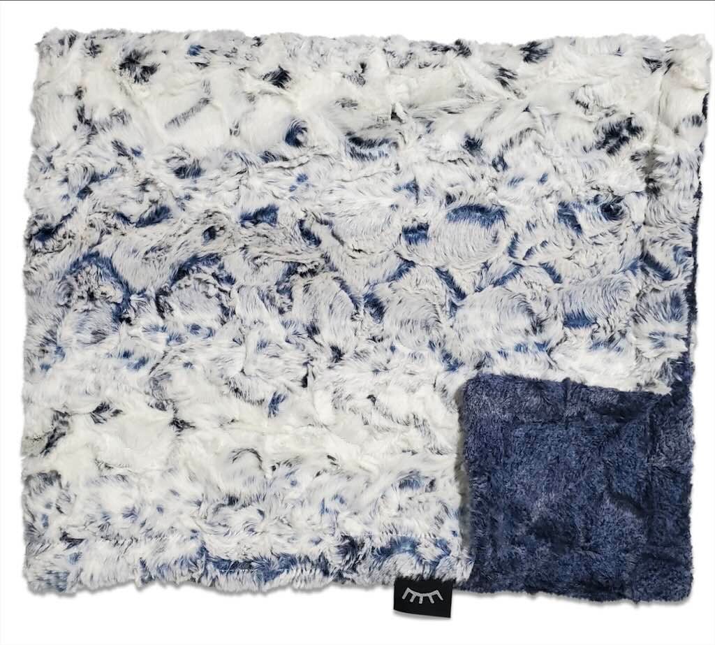 Winx + Blinx Owl Navy/Navy Minky Blanket - Blissful Bundlz