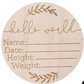 Wooden Milestone Card - Blissful Bundlz